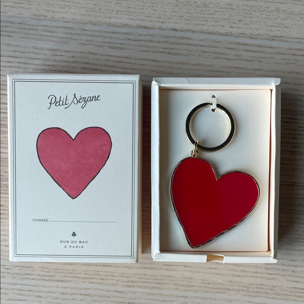Sézane Heart key chain